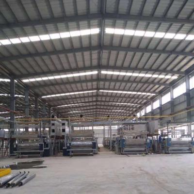 China Industrial low cost lightweight steel structure frame prefab workshop prefab large span steel structure building zu verkaufen