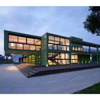 China Modern Quickly Install Prefab Luxury Prefab Steel Structure Villa Two Storey House Container... Te koop