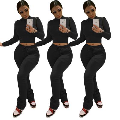 China Hot Selling QUICK DRY Ruched Womens Sets Two Piece Joggers Two Piece Shorts Sets Women 2021 for sale