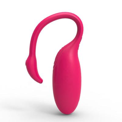 China Silicone+ABS Girls Power Wearable Wireless App Remote Control Vibrator Eggs Smart Vibrator For Couples Vibrator Kegel Ball for sale