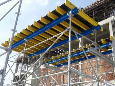 China Ring Lock Scaffold Formwork Platform System With Screw Jack Head , Ledger , Diagonal Brace for sale