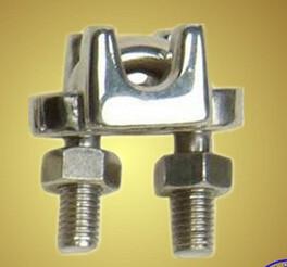 China Drop Forged Metal Steel Wire Rope Clamp for Lifting Galvanized Surface for sale