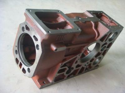 China Red & Black Casting Iron Diesel Engine Cylinder Block For Construction Machinery Engine for sale