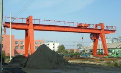 China Electric Travelling Heavy Duty Single Girder Gantry Crane , Launching Gantry Crane 50T for sale