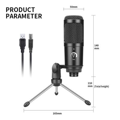 China Professional USB Microphone Studio Recording USB Condenser Microphone Set Computer PS4 Gaming Microphone Live Streaming Recording Microphone for sale