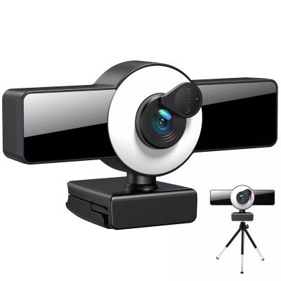 China PC Video Conferencing Webcam 4k Desktop Camera USB HD Hot Beauty Live Broadcast Fill Light High Shot Instrument 1080p Wide Angle Auto Focus for sale