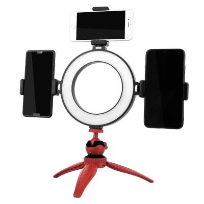 China 6.3inch Desktop PORTABLE Selfie Ring Light with Tripod for Photo LED Visual Light for Live Streaming LED Show Ring Light for Studio for sale