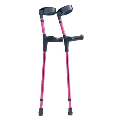 China Aluminum Alloy Factory Wholesale Ergonomic Handle Adult Elbow Supports Disabled Forearm Crutches for sale