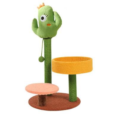 China High Quality Viable Newcomer Modern Cat Scraper Tree Climbing Frame Furniture From Petto for sale