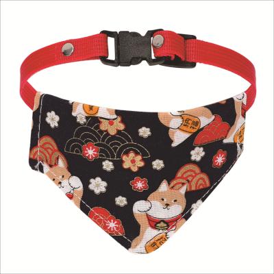 China High Quality Viable New Products Pet Bibs Suitable For Fashionable Pet Scarves Pet Saliva Towel for sale