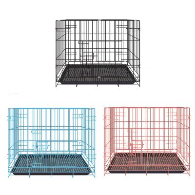 China Viable Wholesale High Quality Multiple Sizes Cheap Kennel Metal Stainless Steel Foldable Dog Cage for sale