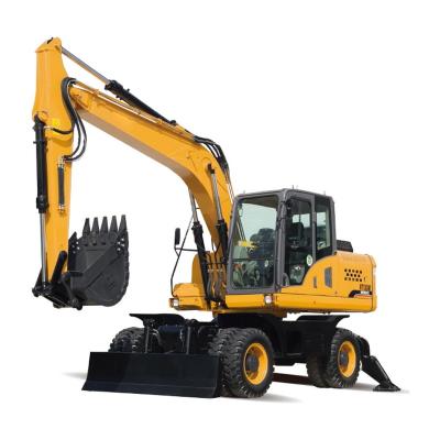 China High Operating Efficiency 13 Ton Mini Small Digger Excavator, Hydraulic Wheel Excavator, Crawler Mining Excavator M For Sale WT145W for sale