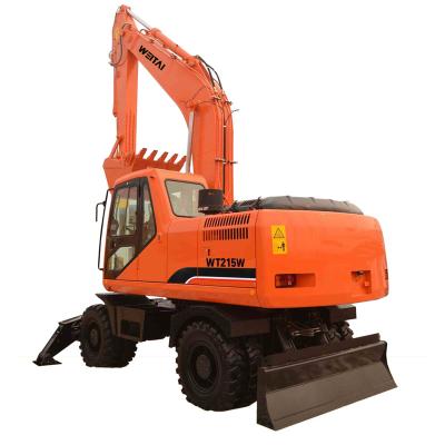 China Construction worksÂ   WT210W Hydraulic Wheel Excavator for sale