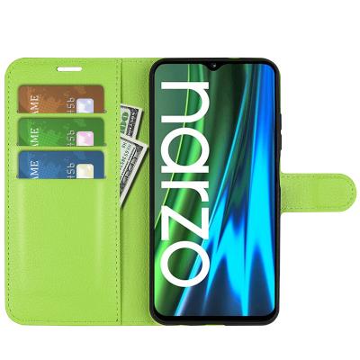 China Shockproof Stand Phone Case Flip Phone Case Card Slot Wallet Flip Case For Oppo Realme Narzo 50i Mobile Phone for sale