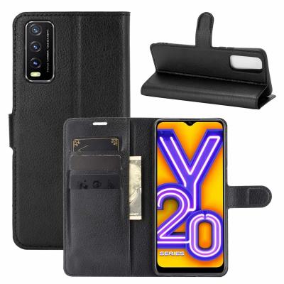 China Shockproof For VIVO Y20 Case Leather Phone Cover For VIVO Y20 Mobile Leather Case Flip Back Cover Accessories Bag Wallet Phone Case Cover for sale