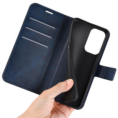 China Retro Shockproof Soft PU Leather Magnetic Flip Cover Case with Card Holder Slots for Xiaomi Redmi Note 11 Pro for sale