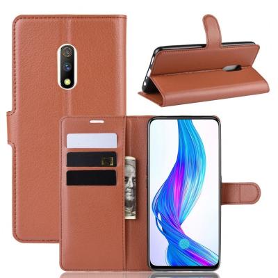 China Anti-drop For Realme X Phone Case For OPPO Realme X Back Cover For Real i X Case Leather Cover Cell Phone Wallet Mobile Phone Cover for sale