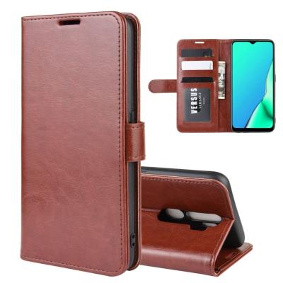 China Anti-fall For OPPO A9 2020 Cover Case Leather Mobile Phone Cover For OPPO A5 2020 Case Back Cover Leather Phone Case Silicone Silicone for sale