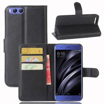 China Anti-fall For Xiaomi MI 6 Case Mobile Phone Accessories PU Wallet Silicon Leather Case Capas Xiomi MI6 Flip Phone Case Holder Protection for sale