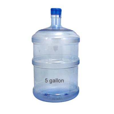 China 5 Gallon Litros Water Bottle Drinking Water Drums 18.9 PC Plastic Sustainable for sale