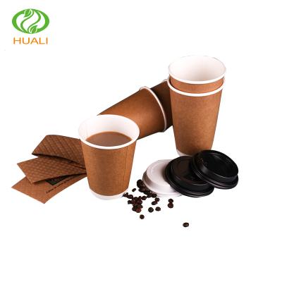 China 6oz Disposable Christmas Disposable Paper Coffee Cups With Lids for sale