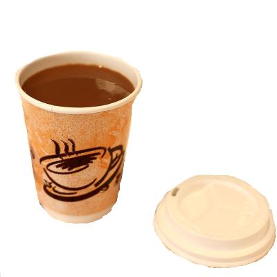 China Recyclable Double Wall Packaging OEM Take Away Paper Coffee Cups Wholesale for sale