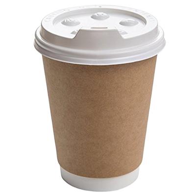 China Disposable Eco-friendly Take Away Double Wall Coffee Paper Cup For Coffee Double Wall Paper Cups for sale