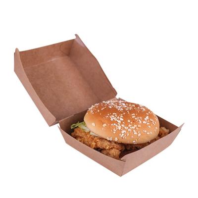 China Custom printed biodegradable disposable cardboard food packaging ripple burger box eco-friendly from factory for sale