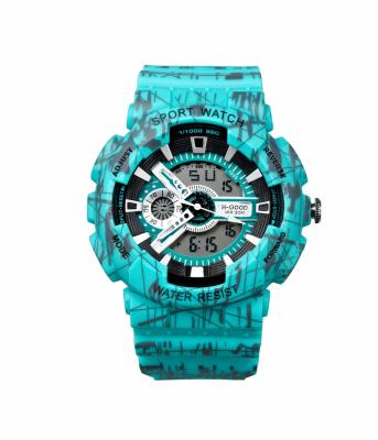 China H-GOOD 799-2 Alarm Sports Watch Japan Movt Digital Boys 30M Waterproof Wristwatch Custom Logo for sale