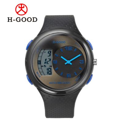 China H-GOOD 763 Alarm Style Hot Men's Watches Luxury Waterproof Personality Electronic Watch for sale