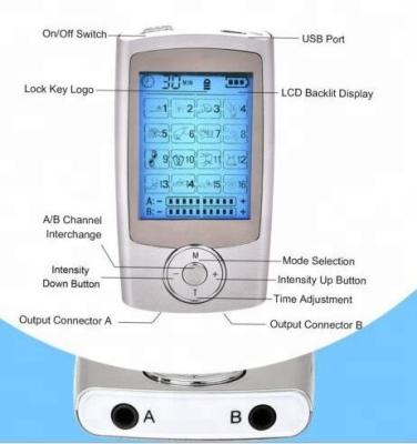 China Electric Smart Electronic Pulse Massager Stimulator Physiotherapy Muscle Stimulator Electronic Massager for sale