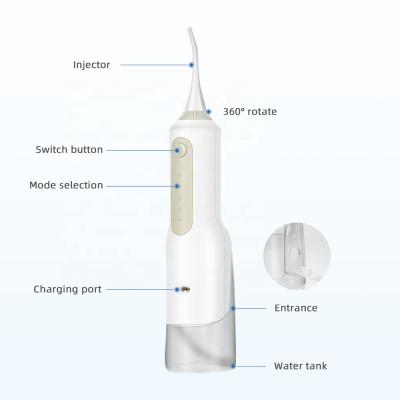 China HXTHCX C10 Outdoor Oral Irrigator for Travel Portable Water Flosser USB 1800mAh Silent Design for sale