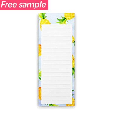 China Hot Selling Amazon Self Adhesive Custom To Do List Grocery List Magnet Pad for Fridge Shopping List Magnetic Notepad for sale