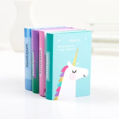 China Self adhesive kawii custom cute school creative pastel color suitable for girl unicorn sticky note for sale