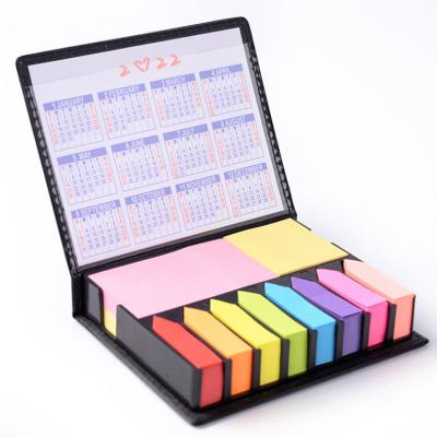 China Customs House Self Adhesive Memo Pad Hard Cover Index Set Combination Paper Sticky Notes for sale