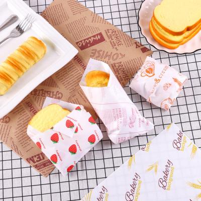 China Food Grade Waterproof Papers Wax Wrap Biodegradable Oil Proof Wrapping Paper For BBQ Sandwich Burgers for sale