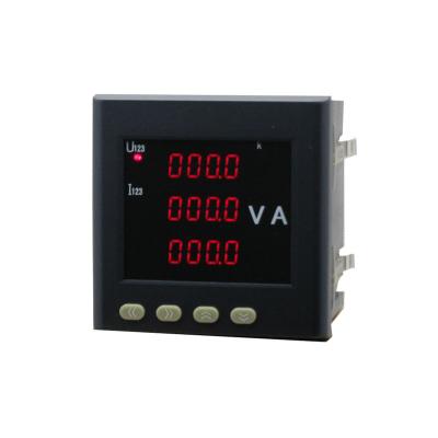 China 193UI-9K1 single phase 3 phase current-voltage frequency meter, 0-300v digital voltmeter with RS485 193UI-9K1 for sale