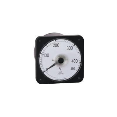 China Round Type AC DC Analog Panel Mount Voltmeter , 120*120mm Analog Voltage 0-600V Meter Panel Voltmeter 45L9/4518/2102/LS-110 for sale