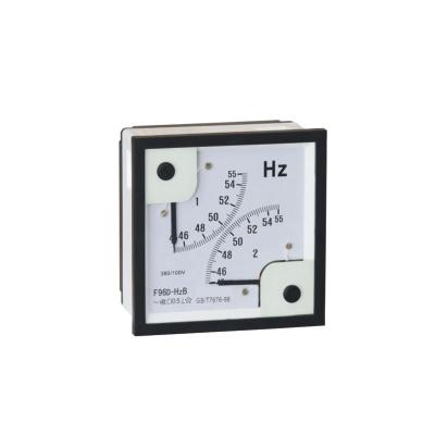 China F96D Analog Indicator Type Dual Frequency Meter For 50 - 60 Hz Analog Panel AC Current Meter F96D-HZB for sale