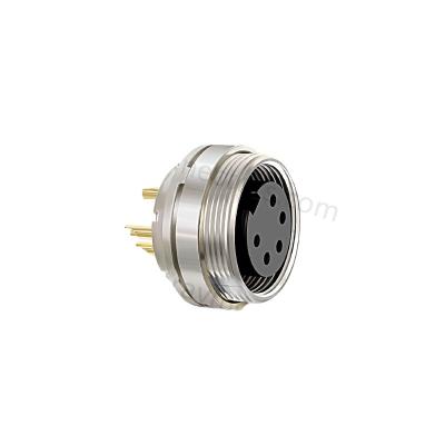 China Auto& machine& Hospital M16 680 Series 8pin Circular Security Screw Connector Female Cable Connector for sale