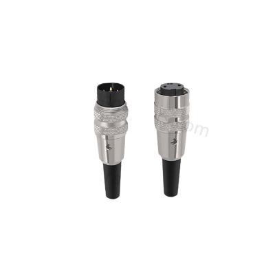 China M16 Circular Binder M16 3 Pin Male Female Connector for sale