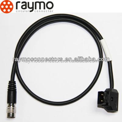 China Industrial Camera Hirose Metal Connectors With D-Tap Cable Assembly for sale