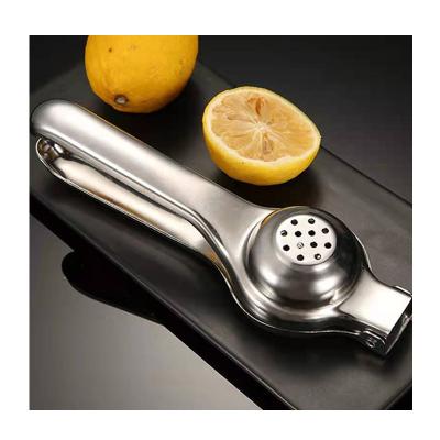 China Home Kitchen Lemon Juicer Clip Squeezer Portable Stainless Steel Home Preservation for sale