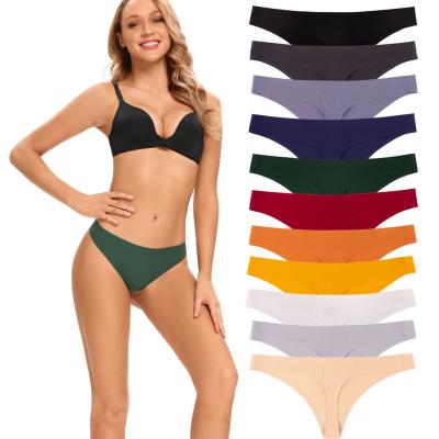 China Anti-Static One-Piece Anti-Static Thong Crotch T-back Cotton Yarn Traceless Cotton Yarn Underwear Women's Panties for sale