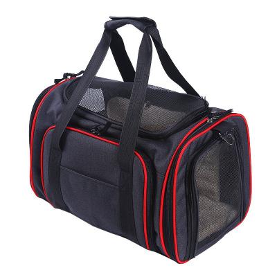 China 8Kg Pet Bag Amazon Pet Capsule Double Exposure Breathable Grid Travel Breathable Pet Carrier Bag for sale