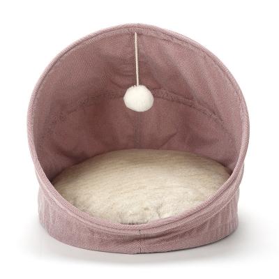 China Design Pet Bed Cushion Waterproof Warm Nest Around Four Seasons Folding Cat Tunnel Pet Mat Universal for sale