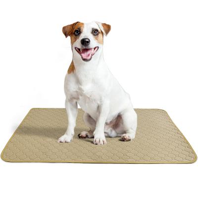 China Newleader Pinkel Sustainable Sustainable Strength Pu Fabric Soild Washable Durable Four Layer Pet Training Pet Urine Pad for sale