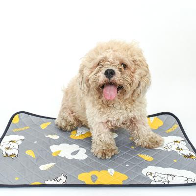 China Colorful Washable Non-slip Absorbent Dog Proof Diaper Viable Hot Printed Reusable Pad For Car for sale