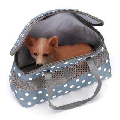 China Hot Selling Large Size Comfortable Twist Hand Viable And Breathable Reflective Pet Bag For Big Animal for sale