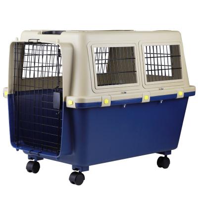 China Small Animals Cat Air Box Dog Pet Travel Hand Carry Air Checked Pet Box Screw for sale